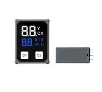 Startbuymore Relè temporale regolabile con lettura LCD doppio e controllo di ritardo di accensione per applicazioni 24VAC 220VAC (H3Y-2 senza base)