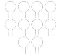 Startbuymore Set di 10 supporti rotondi per piante rampicanti in metallo, per interni ed esterni, tra cui rose mattutine glorie e piselli dolci