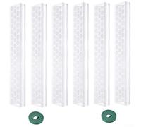 Startbuymore Soluzione di supporto per giardino interno con pali modulari in plastica che possono essere impilati per la regolazione dell'altezza in base alla progressione della crescita delle piante