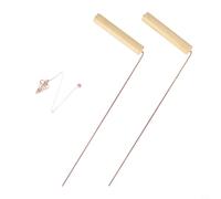 Startbuymore Sonda di rame di Rod del rivelatore 2 per lo strumento di ricerca del tesoro dell'acqua che sondano il metallo