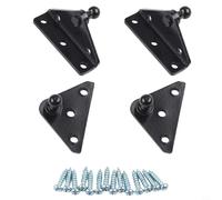 Startbuymore Staffe di montaggio con perni a sfera da 10 mm per integrazione del puntone a gas in assemblee del puntello della molla di sostegno dell'ascensore