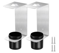 Startbuymore Supporto per imbuto per montaggio a parete, realizzato in alluminio con tazza di plastica rimovibile da 300 ml per integrazione con staffa filtro olio