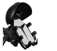 Startbuymore Supporto per telefono da moto con impugnatura antiscivolo, rotazione di 360 gradi per una visione ottimale e accesso con una sola mano (D)