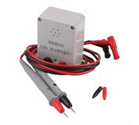 Startbuymore Tester di continuità a batteria da 9 V con cicalino forte e segnale LED per la valutazione dello stato di connessione del cavo metallico e della scheda PCB (penna tester-clip)