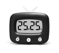 Startbuymore Timer da cucina elettronico a grande schermo con doppia modalità conto alla rovescia e conto alla rovescia, segnale acustico e funzione sleep a risparmio energetico, facile controllo a