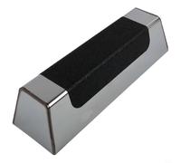 Startbuymore Vaschetta per fango per cartongesso, in acciaio inox, per stucco, cemento, mattoni, piastrelle, fango (30,5 cm)