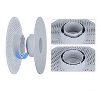 Startbuymore Vassoio di consumo completamente circolare in lega di alluminio per stampante 3D, progettato per ridurre l'effetto di squillo e migliorare la stabilità durante la stampa (bianco)