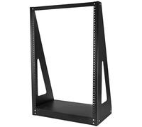 StarTech 2 POST Schwerlast Rack Telaio Aperto 16HE Rete Rack Schermo Nero