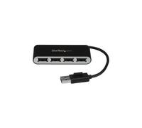 Startech Hub Usb 2.0 Portatile A 4 Porte Con Cavo One Size Black & Silver