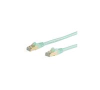 StarTech 6ASPAT10MAQ cavo di rete 10 m Cat6a S/UTP [STP] Acqua (Cavo - Aqua CAT6a Ethernet Cable 10m) - 0065030881654