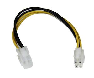 Startech 8 inch ATX12V 4-Pin M/F P4 CPU Power Extension Cable