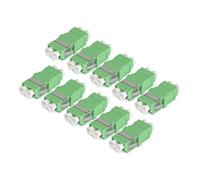 StarTech Accoppiatore LC/APC Duplex OS2 Senza Flangia (DUPLEXLCAPCNOF) | Fibra Ottica Monomodale, Confezione da 10 Pezzi