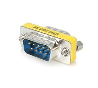 StarTech Accoppiatore Seriale DB9 Slim Gender Changer M/M (GC9SM) | Unisce Due Cavi Seriali DB9 Maschio, Profilo Sottile, Estende Connessioni RS232