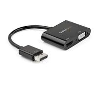 Startech Adaptador DisplayPort a HDMI/VGA Negro