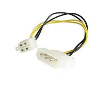 StarTech Adattatore Alimentazione Ausiliaria LP4 a P4 15cm (LP4P4ADAP) | Ideale per Processori Pentium 4, Connettore di Alimentazione Interno