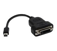 StarTech Adattatore Attivo Mini DP a DVI-D, 1920x1200, 1080p (MDP2DVIS) | Convertitore Dongle mDP 1.2, Compatibile Thunderbolt 1/2, Ideale per Monitor
