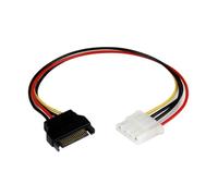 STARTECH Adattatore Cavo SATA a Molex 30 cm Maschio/Femmina Nero