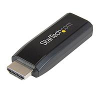 StarTech Adattatore Compatto HDMI a VGA con Audio, 1920x1200 (HD2VGAMICRA) | Adattatore video compatto con uscita audio, Ideale in mobilita
