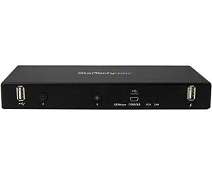 StarTech Adattatore Console KVM 2 Porte, Crash Cart, Rack (SV231USBLC) | Collega Laptop a Server, Gestione da Postazione Mobile, Ideale per Datacenter