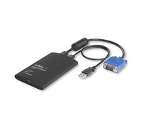StarTech.com Adattatore Crash Cart portatile console KVM a USB 2.0 del laptop con trasferimento di file e Acquisizione Video [NOTECONS02]