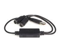 StarTech Adattatore da USB a PS/2 per Tastiera o Mouse (USBPS2PC) | Collega Tastiera e Mouse PS/2 a Porta USB