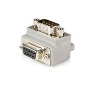 StarTech Adattatore DB9 a DB9 Angolato a Destra Tipo 1 M/F (GC99MFRA1) | Connessione Seriale in Spazi Ridotti, Orientamento Tipo 1, Instradamento Ordinato dei Cavi