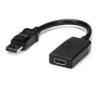 StarTech Adattatore DisplayPort a HDMI 1920x1200 Certificato VESA (DP2HDMI) | Connettore DP a Scatto, per Monitor Display e Proiettore, Dongle