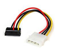 StarTech Cavo di alimentazione Molex 4 pin a SATA SATAPOWADPL angolare sinistro 15 cm Nero
