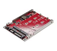 StarTech Adattatore M.2 SATA a SATA 2,5" RAID Doppio Slot TRIM (S322M225R) | Supporto TRIM, Configurazione RAID, Host adapter e convertitore