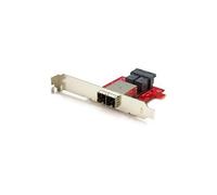 StarTechcom Adattatore Mini-SAS - Dual SFF-8643 a SFF-8644 - con Staffa Intera e a Mezzo Profilo - 12Gbps