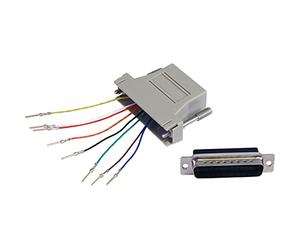 StarTech Adattatore Modulare da DB25 a RJ45 M/F (GC258MF) | Converte una Connessione DB25 in RJ45, Cablaggio Modulare, Applicazioni Seriali