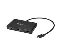 ST MSTCDP123HD - Monitor adattatore, USB-C > 3 HDMI, nero