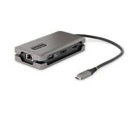 StarTech.com Adattatore Multiporta USB-C - Docking Station USB Type C con HDMI/DP 4K60Hz - Hub USB a 3 porte 1x ricarica - PD