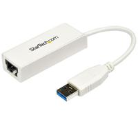 STARTECH Adattatore USB 3.0 a Gigabit Ethernet, Bianco