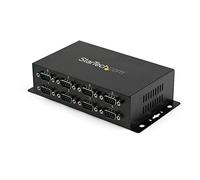 StarTech Adattatore USB a Seriale RS232 DB9 8 Porte Parete DIN (ICUSB2328I) | Guide DIN Industriali, Montaggio a Parete, Ideale per Ambienti Industriali
