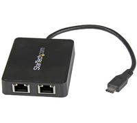 STARTECH Adattatore USB-C a Doppia Gigabit Ethernet con Porta USB-A