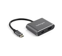 STARTECH Adattatore USB-C a Mini DisplayPort o HDMI 4K 60Hz - Nero, Grigio