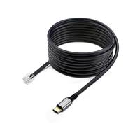 StarTech Adattatore USB-C a RJ9 per Cornetta, 1,8m (UR9-HEADSET-ADAPTER) | Cuffie cablate o wireless, Per telefono fisso