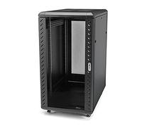 StarTech Armadio Server 18U 19" Chiuso 4 Montanti, 83cm, 800kg (RK1836BKF) | Serratura di Sicurezza e Ruote, Profondità fino a 83cm, per Data Center