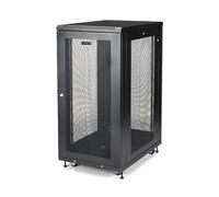 StarTech.com Armadio Rack 19" 24U su Ruote a 4 Montanti, Server Rack a Profondità Regolabile con Ripiano da 1U e Serratura