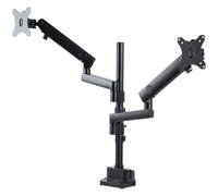 Startech ARMDUALPIVOT Braccio Per Monitor Doppio Da Scrivania Full Motion