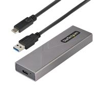 StarTechcom Box SSD M2 NVME - Adattatore USB-C 10Gbps a M2 NVMe/SATA - Case Esterno USB-C 30/31 in Alluminio per SSD M2 P