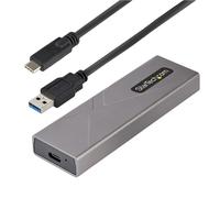 StarTechcom Box SSD M2 NVME - Adattatore USB-C 10Gbps a M2 NVMe/SATA - Case Esterno USB-C 30/31 in Alluminio per SSD M2 P