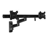 ST ARMDUALWALL - Supporto a parete per monitor per 2 monitor 15'' - 27'', orientabi