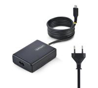 StarTech Caricatore USB-C da 100W per Laptop con Cavo USB-C Integrato da 1,5 m, Alimentatore per Dell, XPS, HP ProBook, MacBook Pro, Microsoft Surface Pro