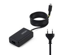 StarTech Caricatore USB-C 65W Laptop, Cavo USB-C Integrato 1,5m, HP ProBook | Alimentatore Portatile, Cavo Fisso Integrato