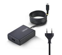 StarTech Caricatore USB-C da 100W per Laptop con Cavo USB-C Integrato da 1,5 m, Alimentatore per Dell, XPS, HP ProBook, MacBook Pro, Microsoft Surface Pro