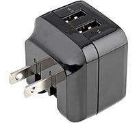 StarTechcom Caricabatterie da Muro a doppia porta x2 USB ad alta potenza 17W / 34 Amp con prese da viaggio Internazional