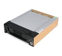 StarTech.com Cassetto rack portatile per disco rigido SATA da 5,25", robusto, in alluminio e di colore nero (DRW150SATBK)