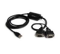 Startech Usb To Serial Adapter Cable 1.8 M One Size Black